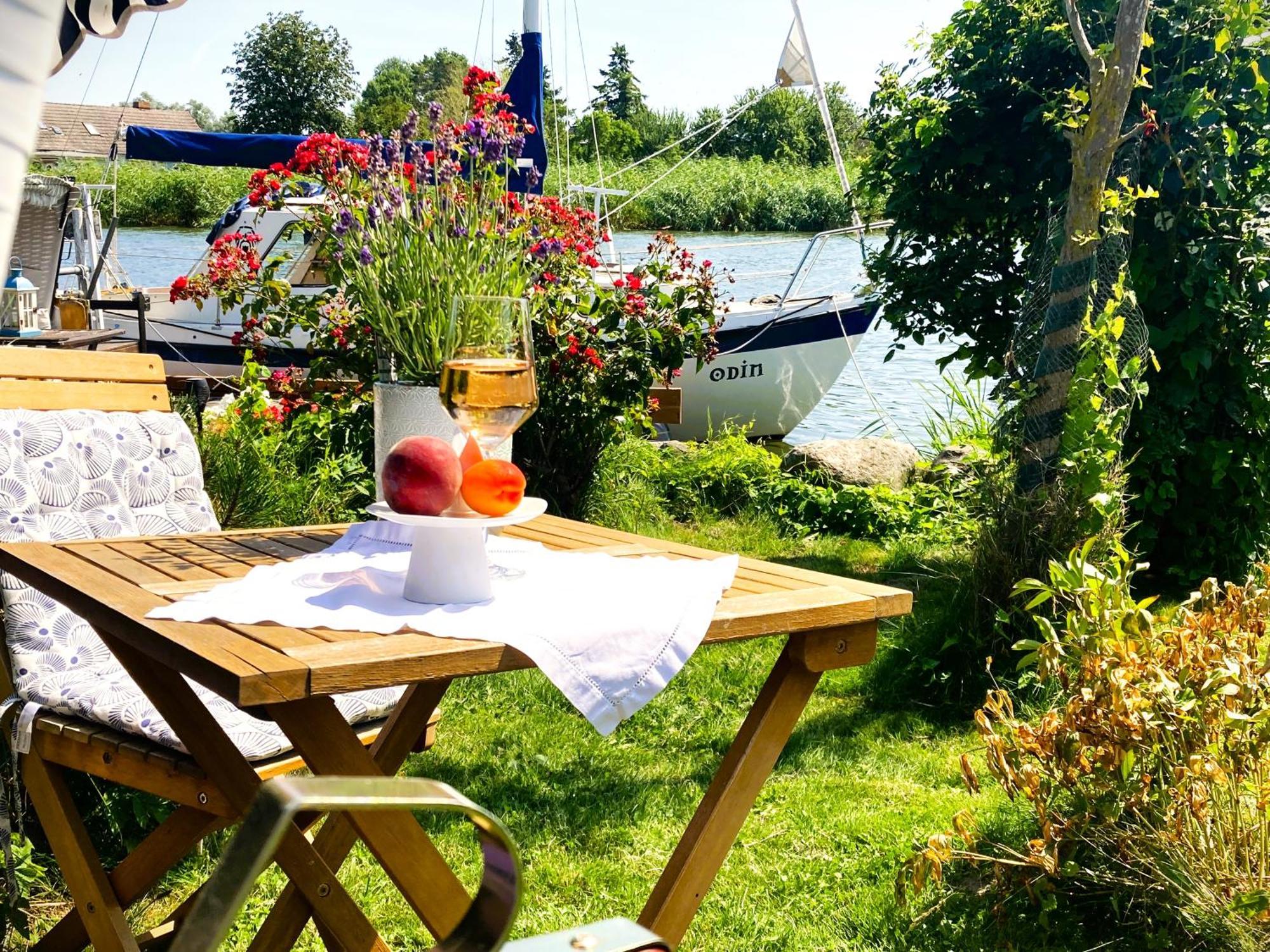 Auszeit Am Haffufer Apartment Wilhelmshof ภายนอก รูปภาพ